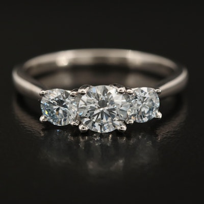 14K 1.06 CTW Lab Grown Diamond Ring