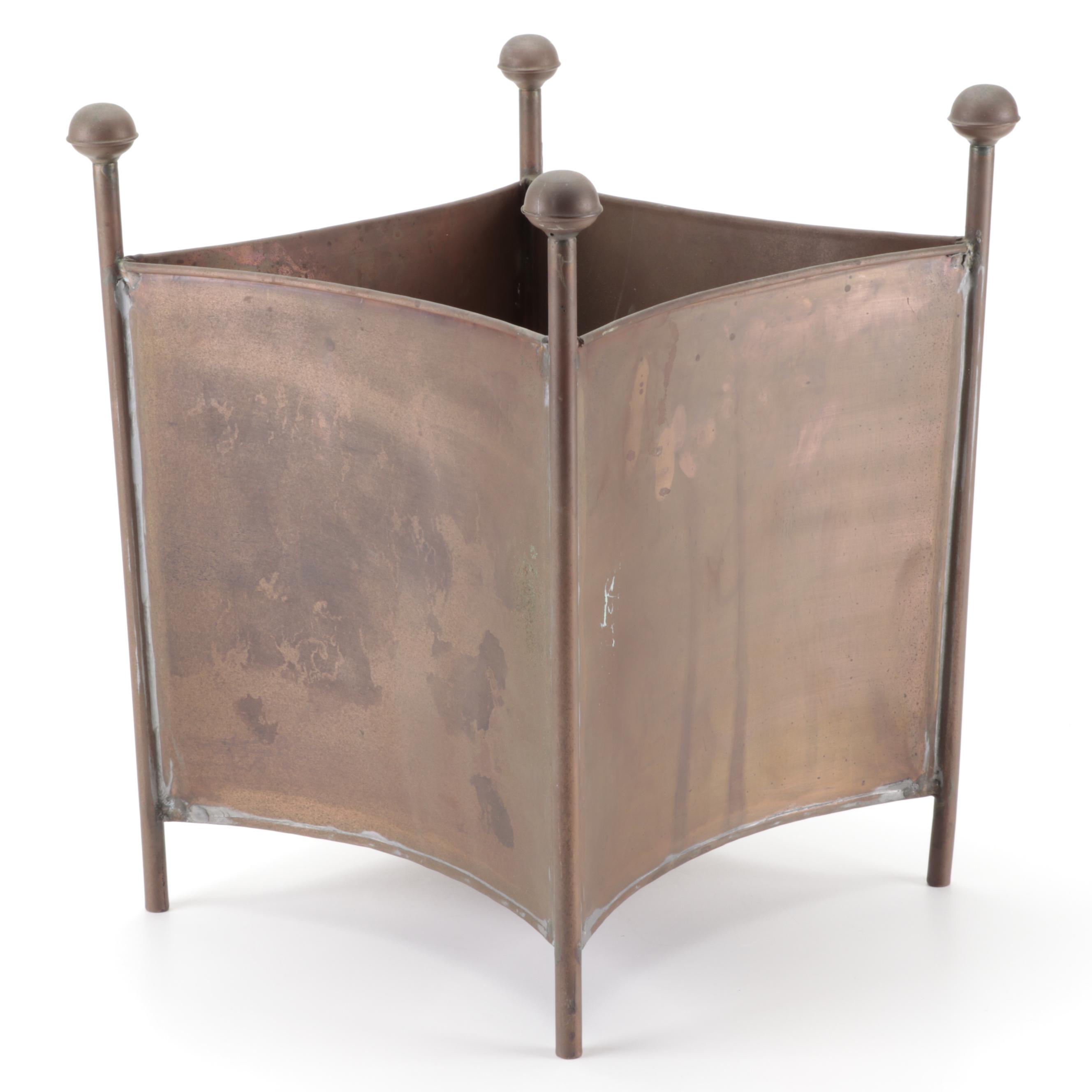 Smith & Hawken Copper Toned Metal Planters EBTH