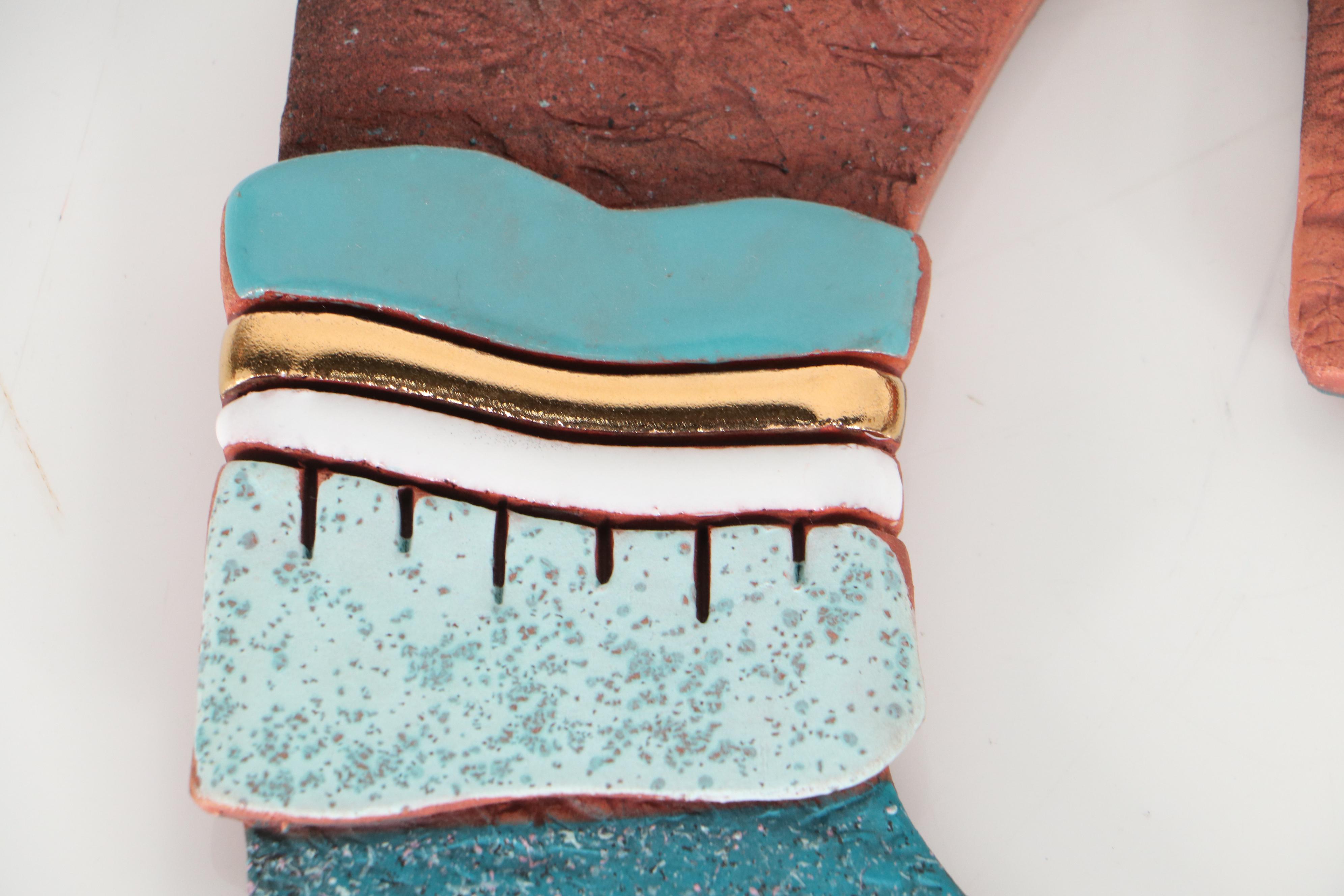 Brad Loving Studio Glazed Ceramic Kokopelli Figures, Circa 2000 EBTH