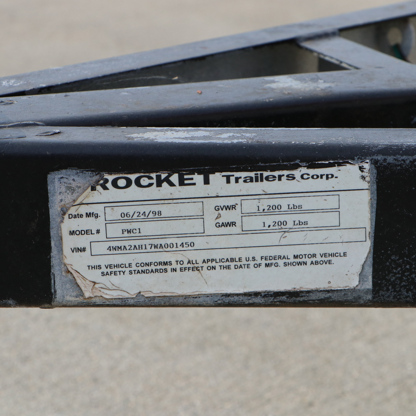 1998 Rocket Personal Watercraft Trailer | EBTH