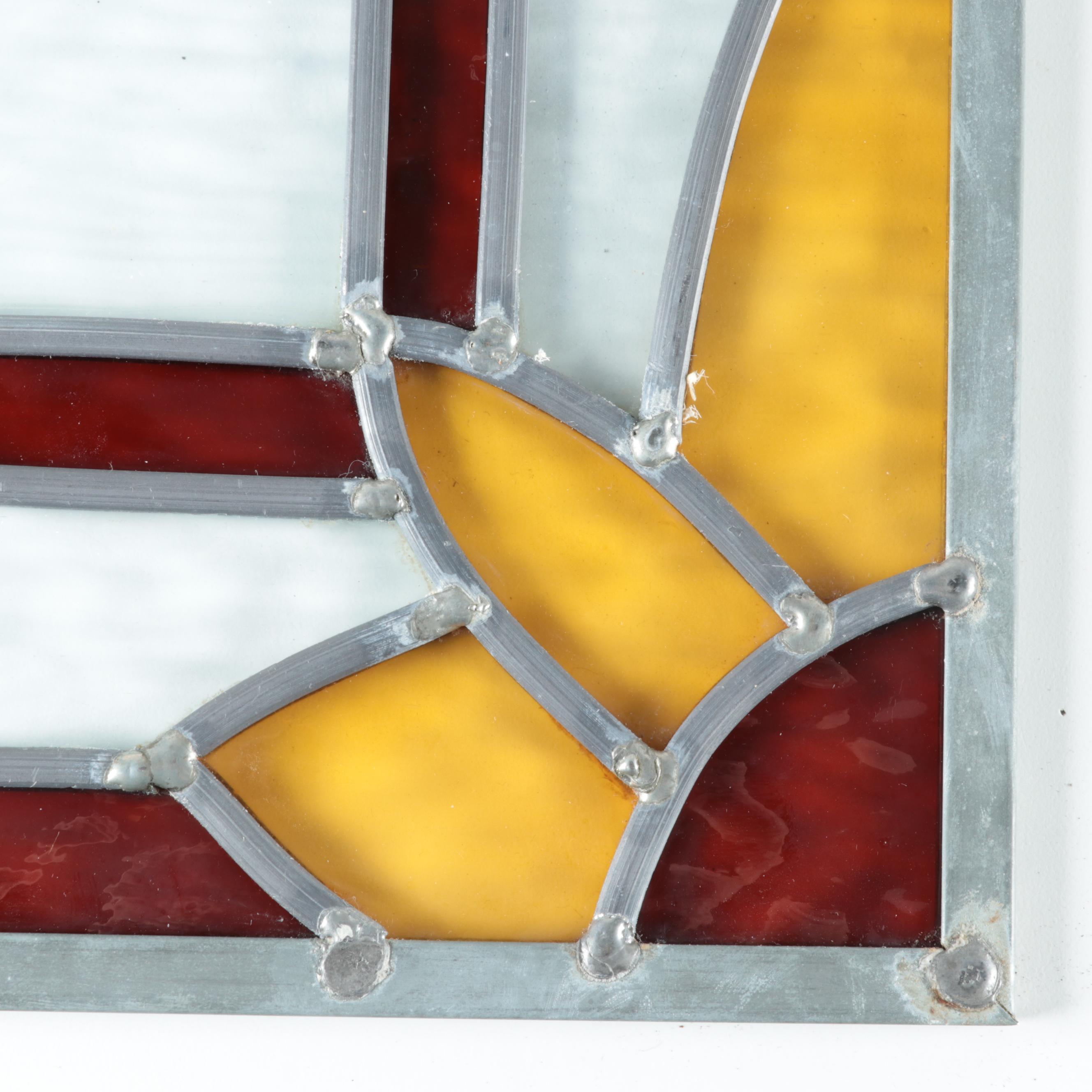 Stained Glass Rectangular Window Panels EBTH