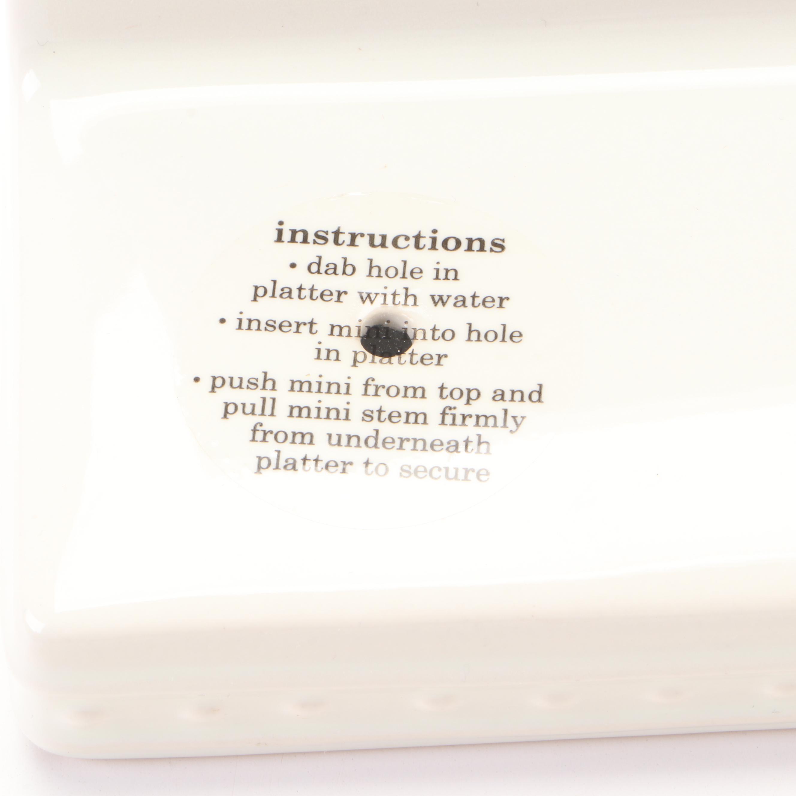 Nora Fleming Stoneware Memo Board with Seasonal Miniatures EBTH