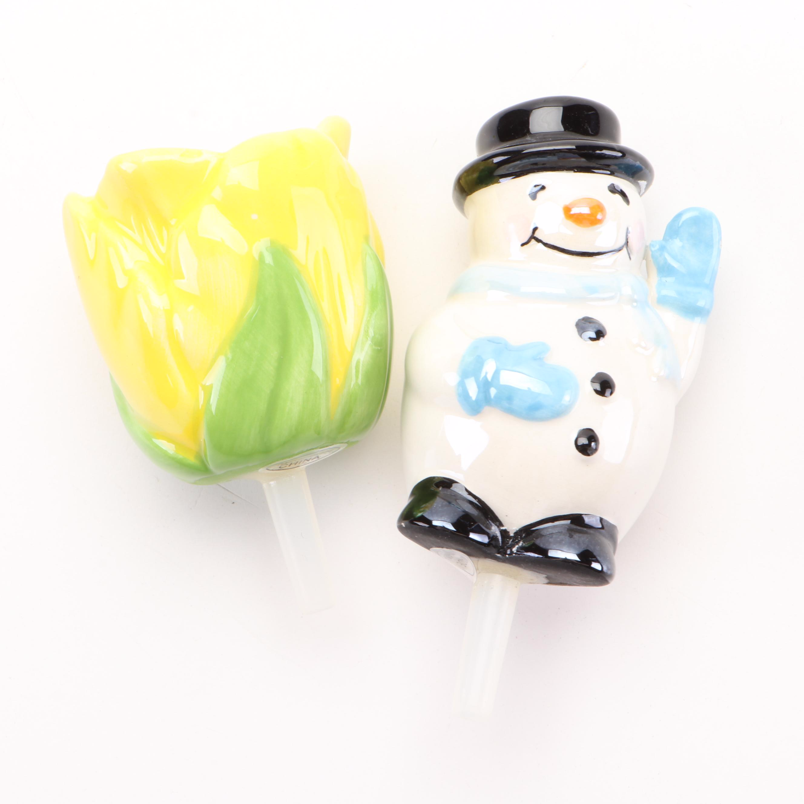 Nora Fleming Stoneware Memo Board with Seasonal Miniatures EBTH