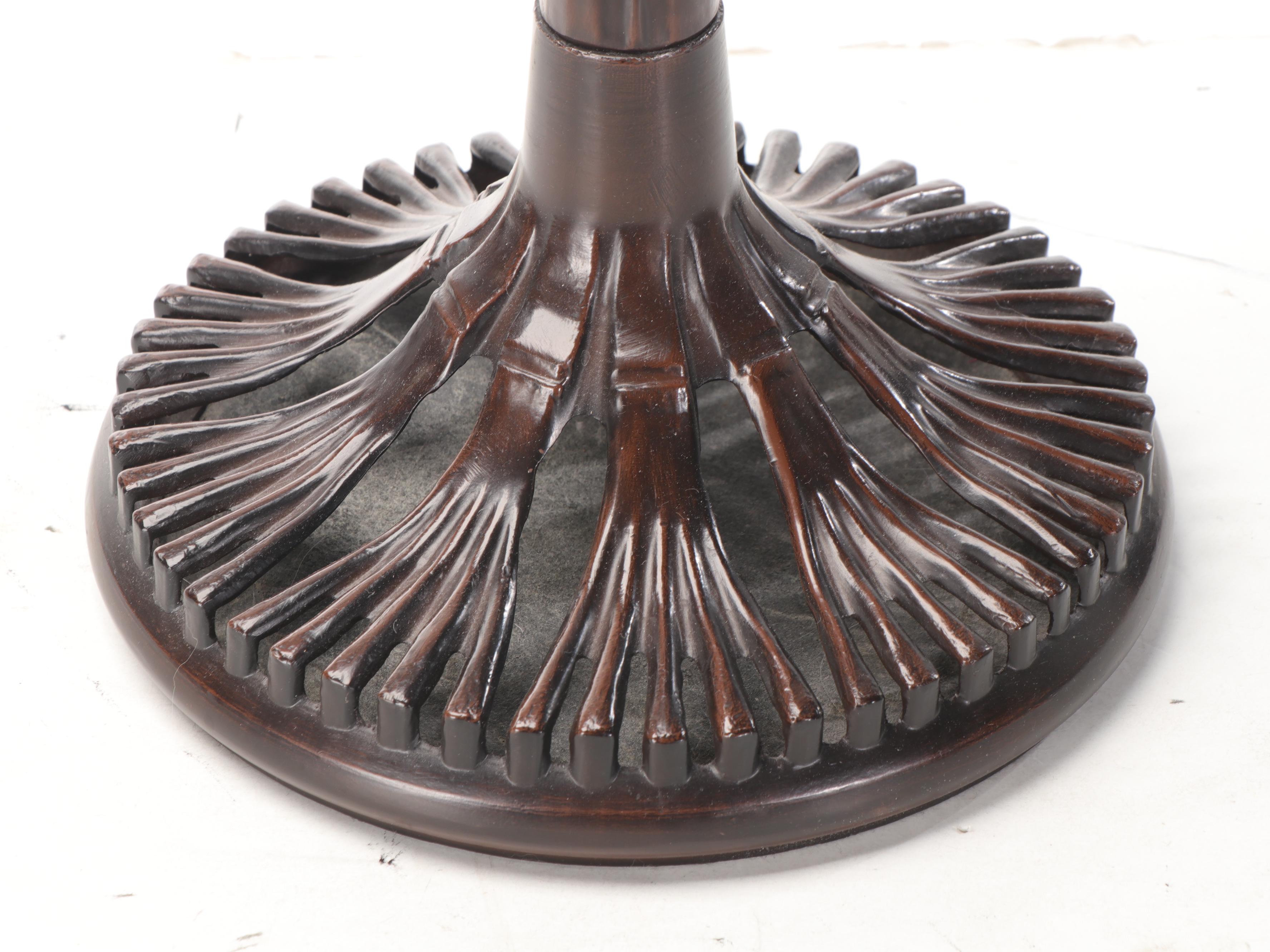 Colour Creations Timeless Serenity by Tania Bricel Slag Glass Table