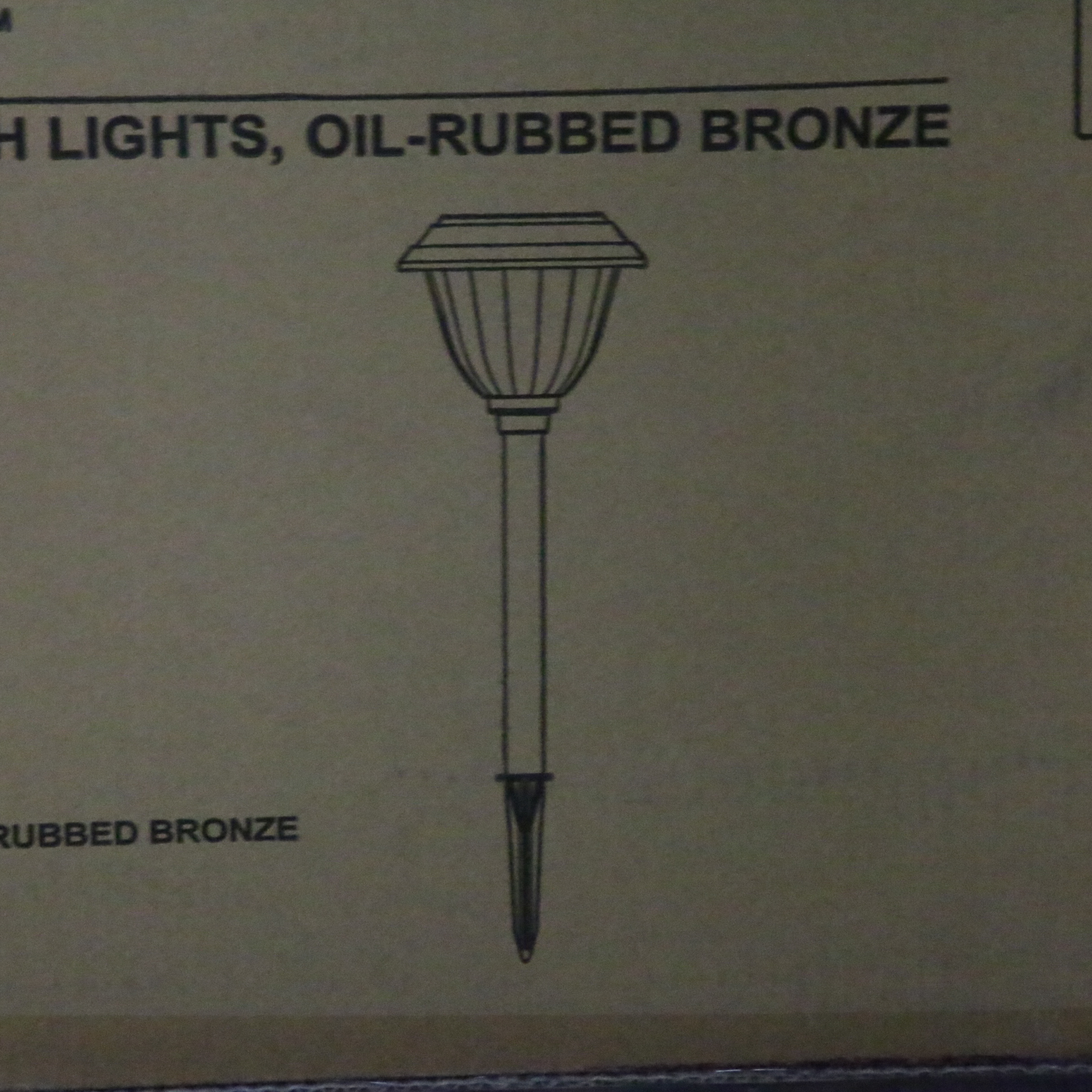 Member's Mark EightPiece LED Solar Path Lights in OilRubbed Bronze EBTH