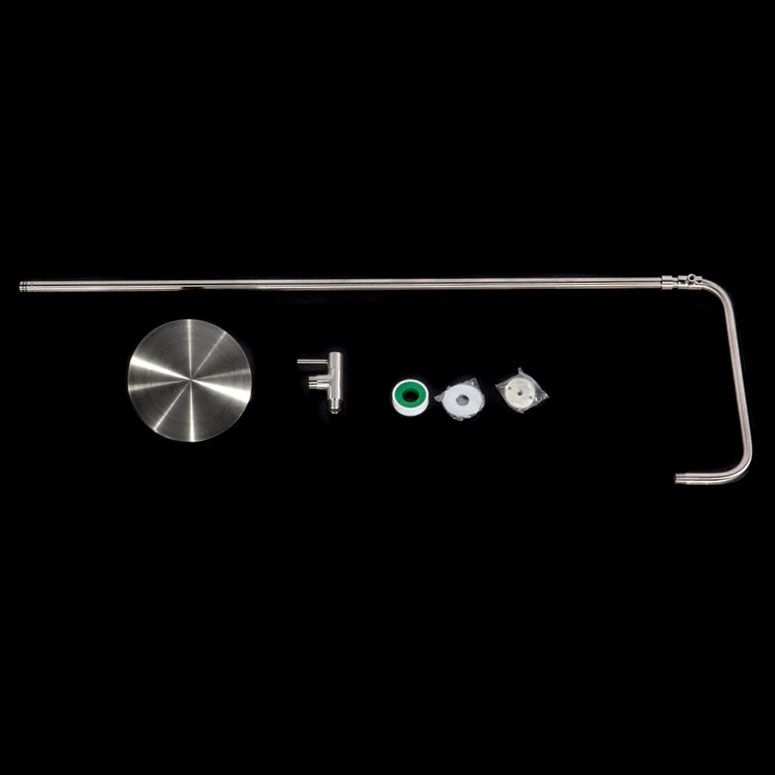 Stainless Steel Exposed Pipe Outdoor Shower EBTH