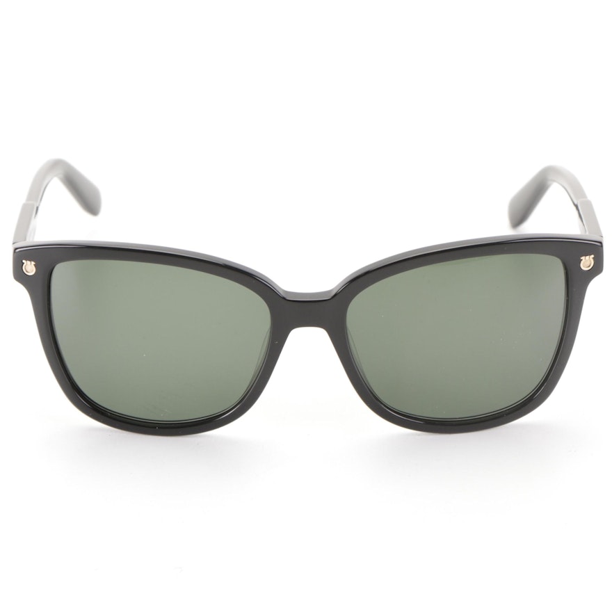 Salvatore Ferragamo SF815S Sunglasses in Black with Case