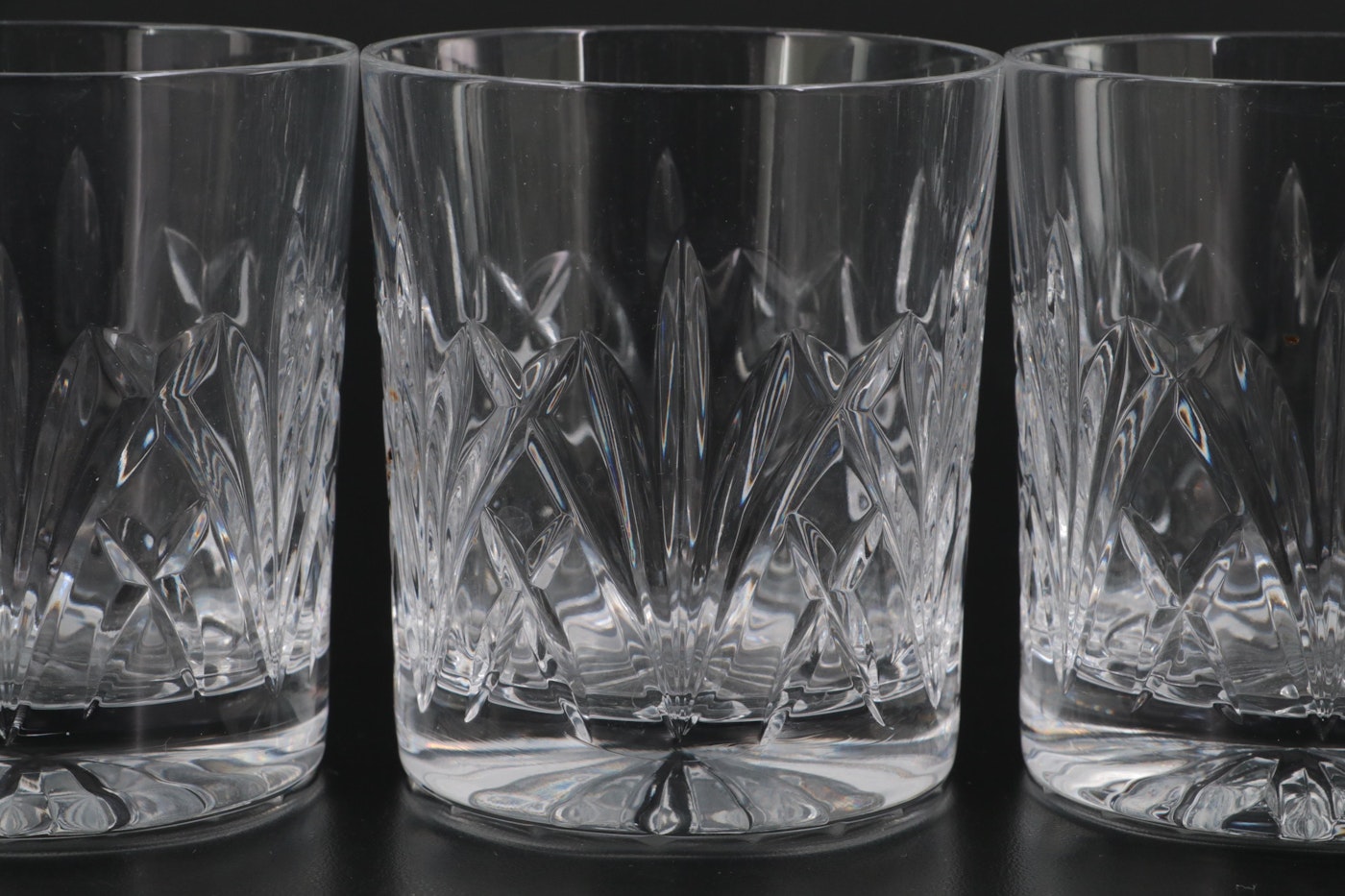 Marquis By Waterford Brookside Crystal Double Old Fashioned Glasses Ebth
