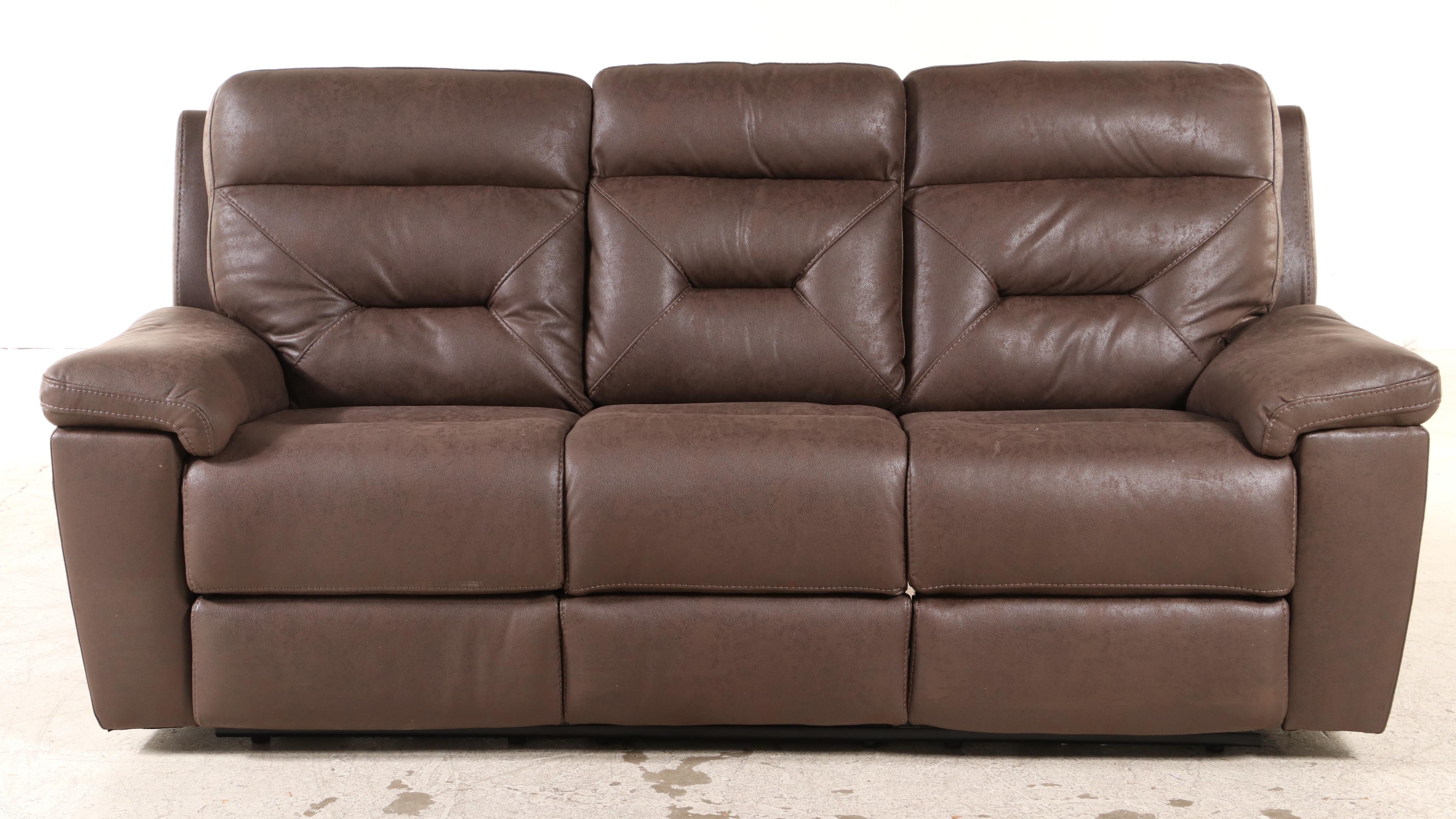 Gilman Creek Furniture "Lawton" Fabric Power Reclining Sofa with Power