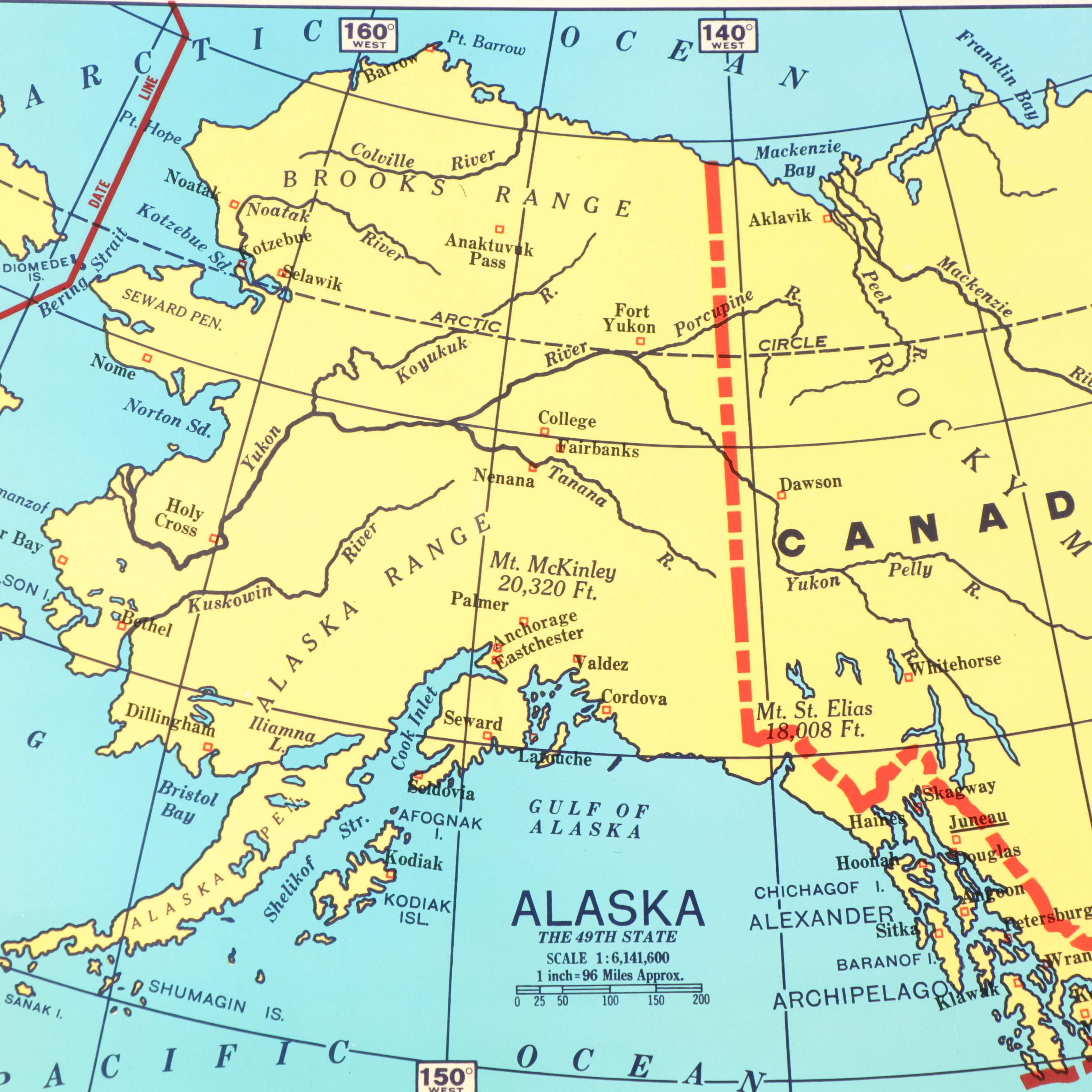 "Cram's Beginners Map of the United States" Wall Mount Classroom Map EBTH