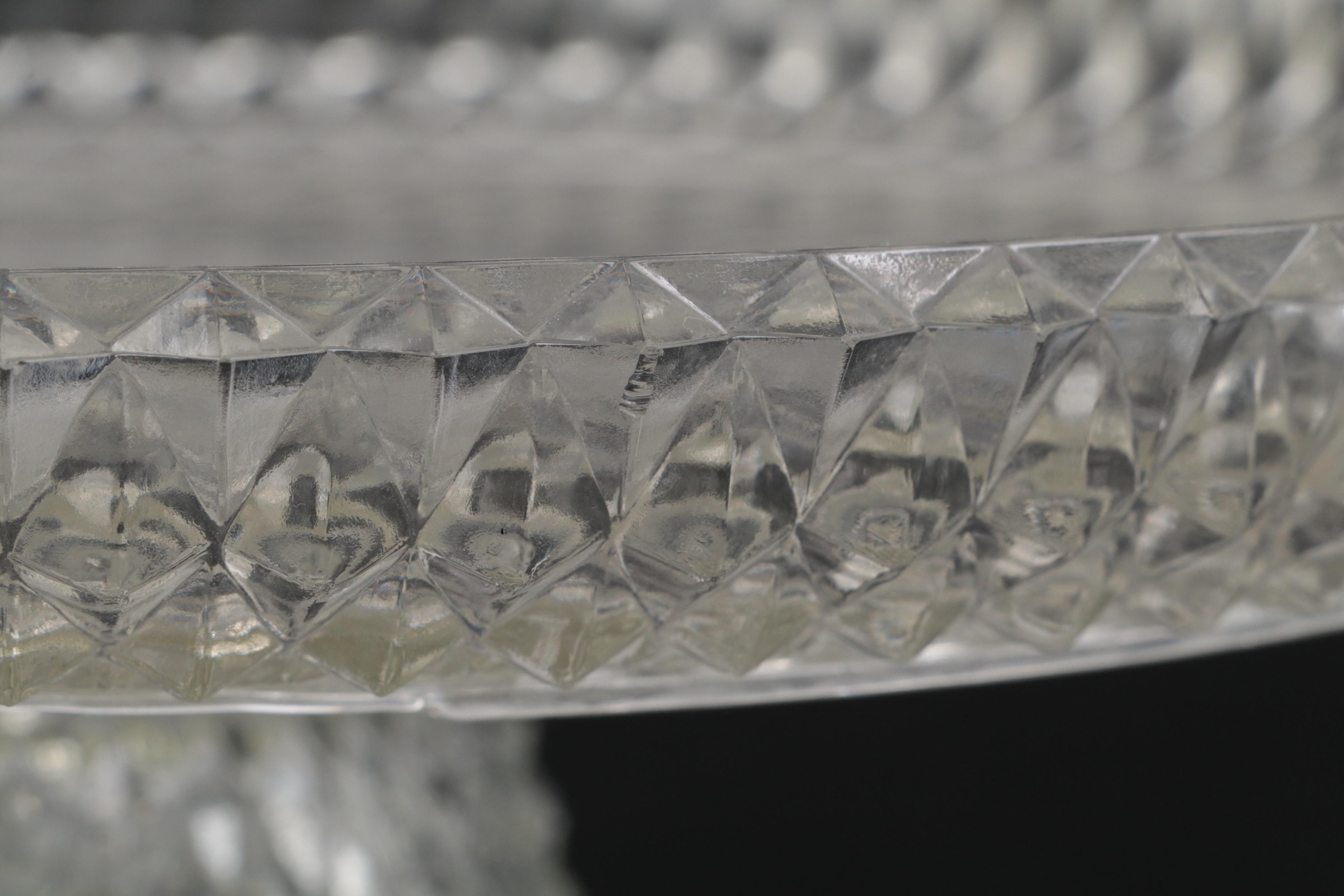Waterford Crystal Cake Stand with Other Glass Cake Stands