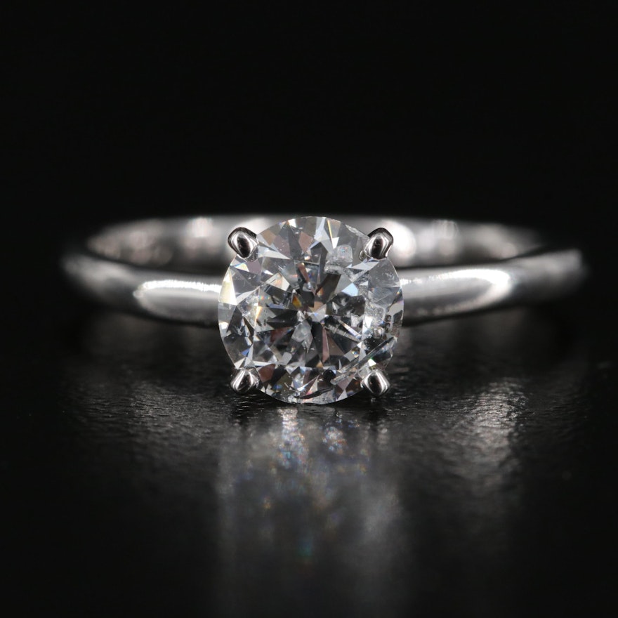 14K 1.04 CT Lab Grown Diamond Solitaire Ring