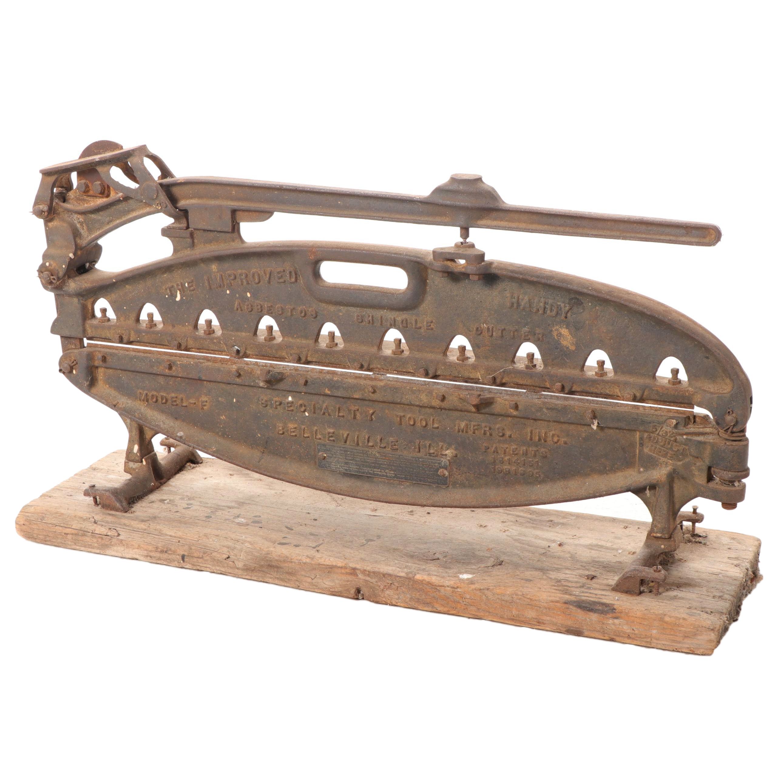 The Improved Handy Asbestos Shingle Cutter, Circa 1930s EBTH