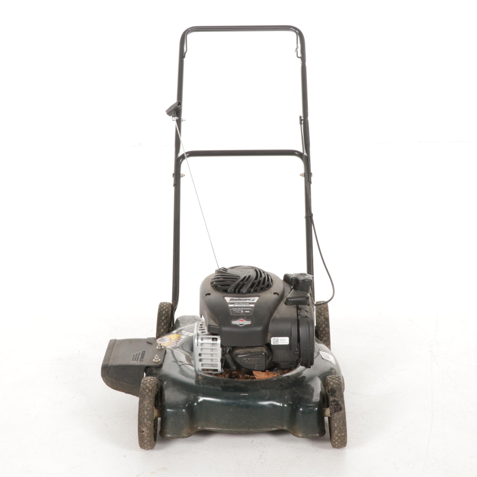 Bolens Lawn Mower with Black + Decker Electric Corded Leaf