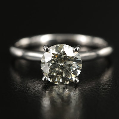 14K 1.59 CT Lab Grown Diamond Solitaire Ring