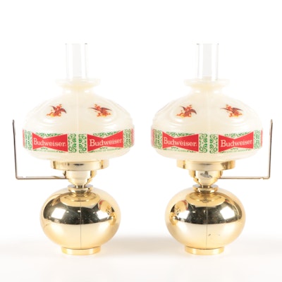Budweiser Beer Illuminated Innkeepers Wall Lamps