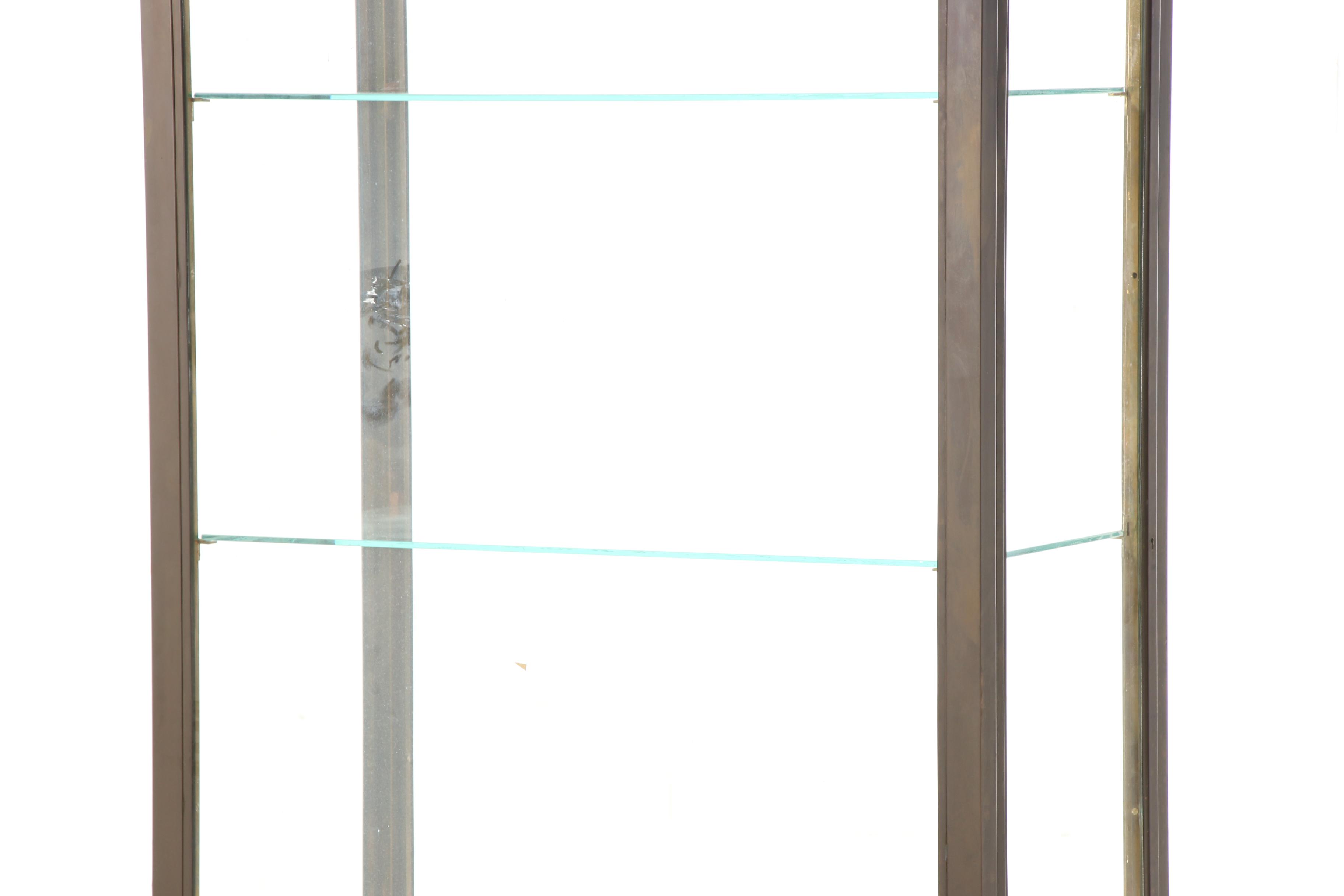 Brass Illuminated Merchandise Display EBTH