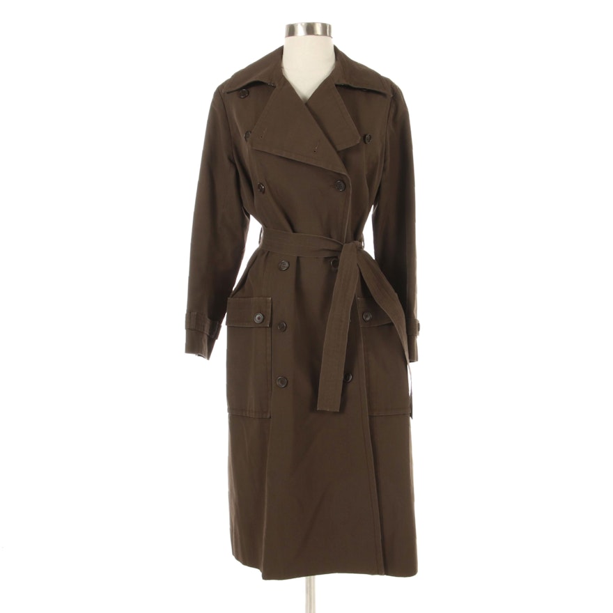 Givenchy Nouvelle Boutique Double-Breasted Belted Trench Coat