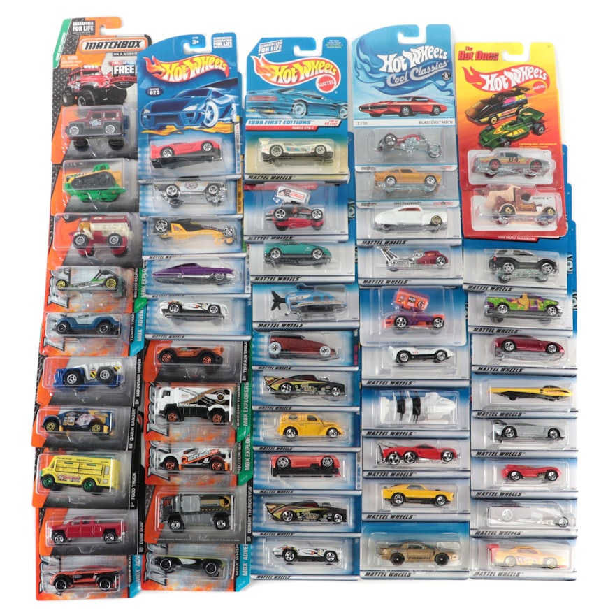 Mattel Hot Wheels and Matchbox Diecast Model Cars