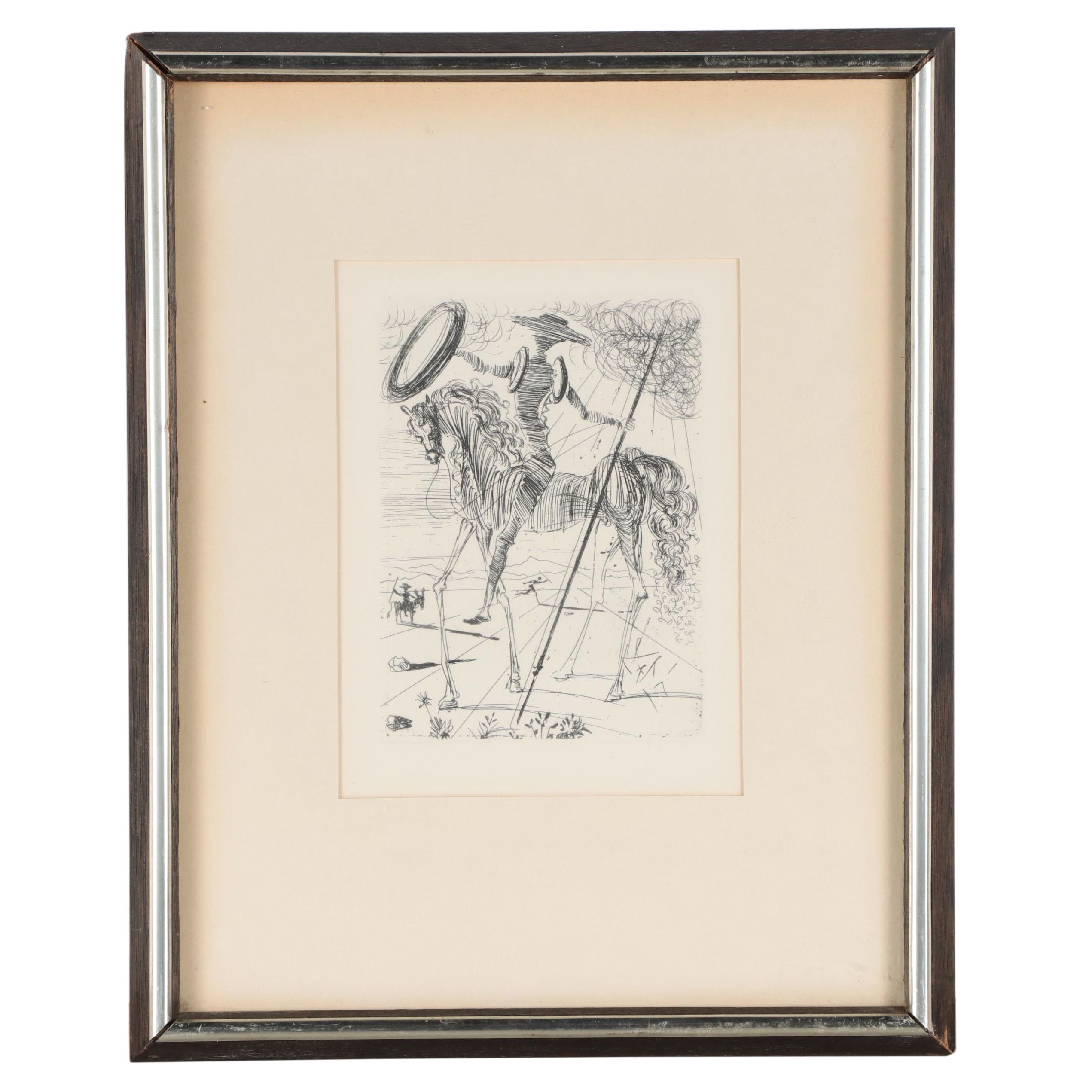 Salvador Dali Second Edition Restrike Etching "Don Quixote" EBTH