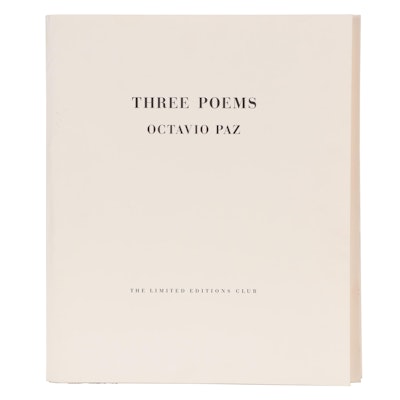Robert Motherwell and Octavio Paz "Three Poems"