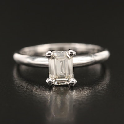 14K 0.87 CT Lab Grown Diamond Solitaire Ring