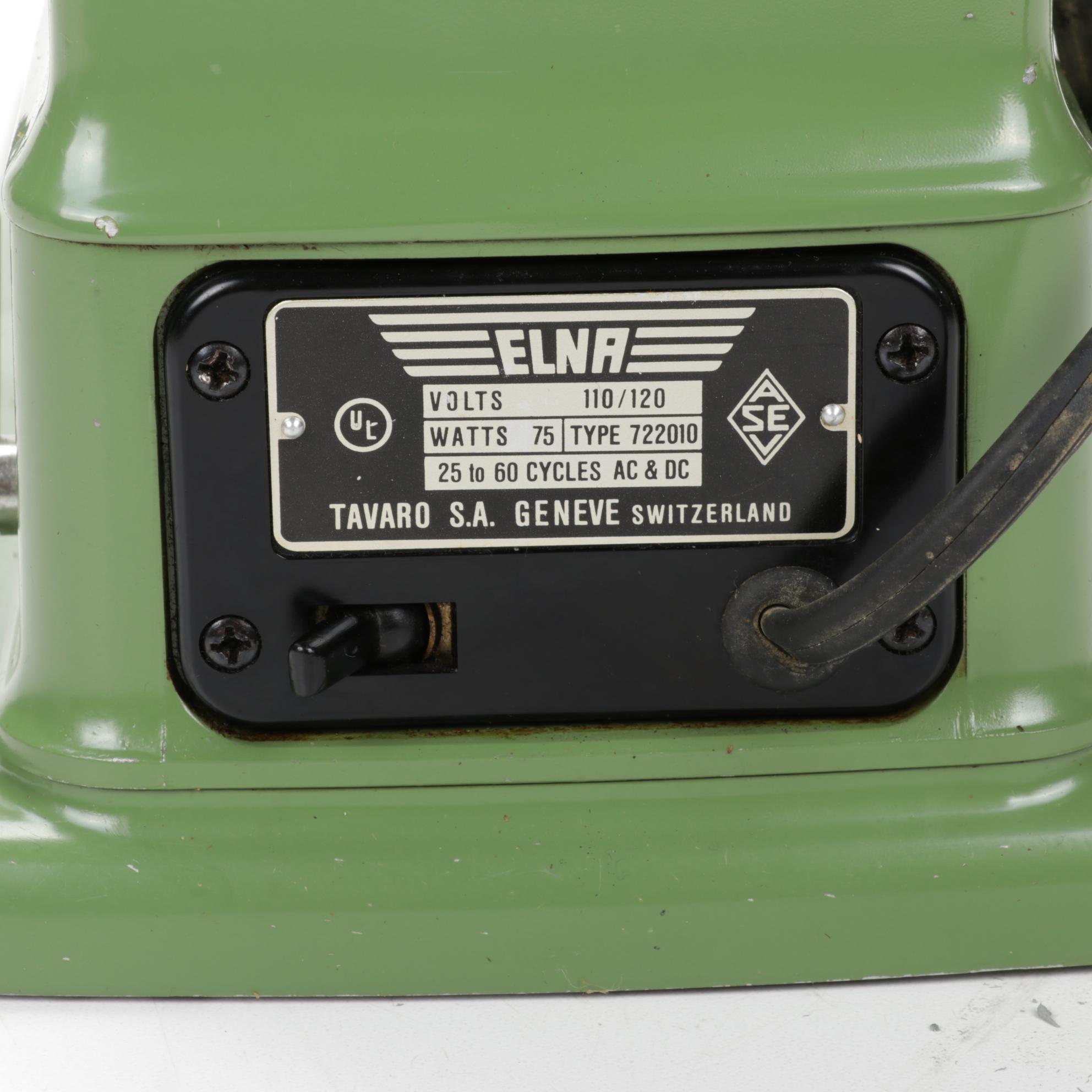 Elna and Elite Portable Sewing Machines, 1950s EBTH