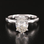 14K 1.85 CT Lab Grown Diamond Solitaire Ring