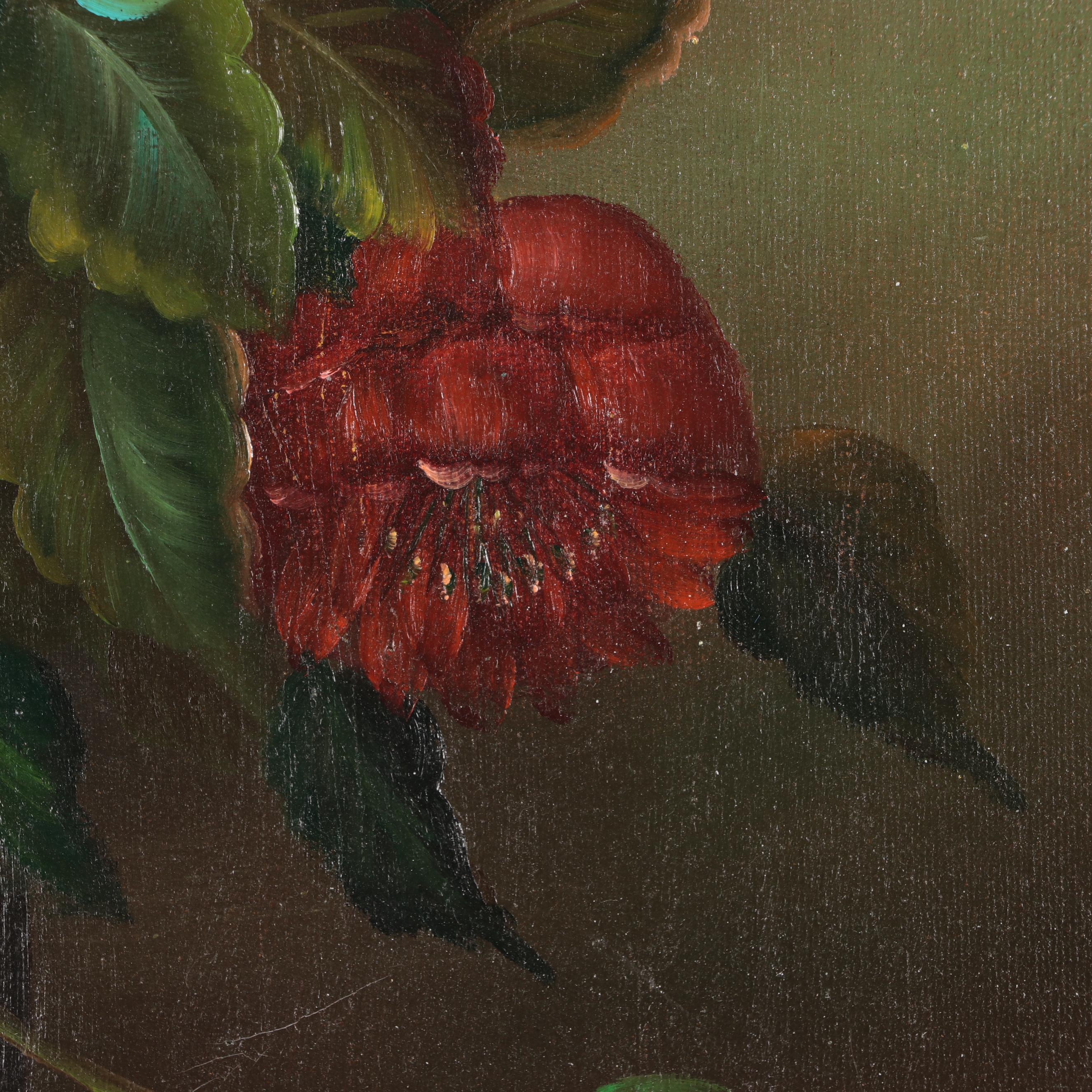 Rawlins Floral Still Life Oil Painting EBTH