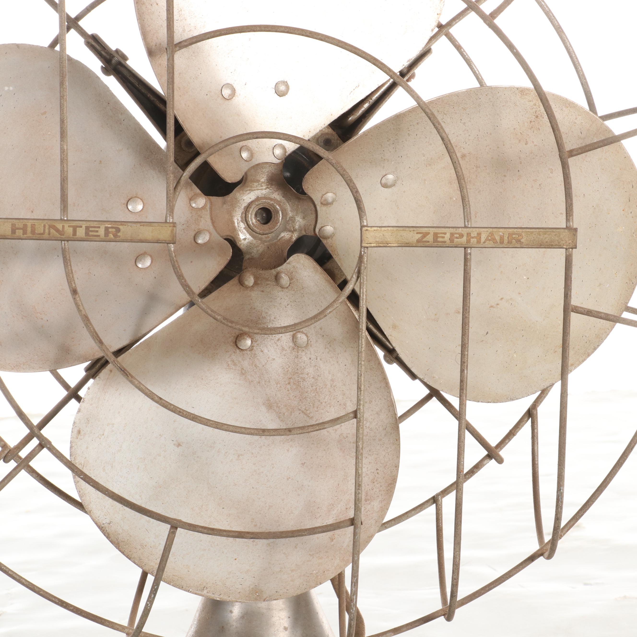 Hunter Zephair 265 Oscillating Fan, Early to Mid20th Century EBTH
