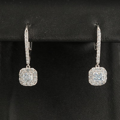 14K 1.14 CTW Lab Grown Diamond Earrings