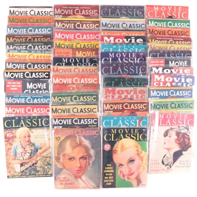 "Movie Classics" Magazines Featuring Ginger Rogers and Others, 1930s