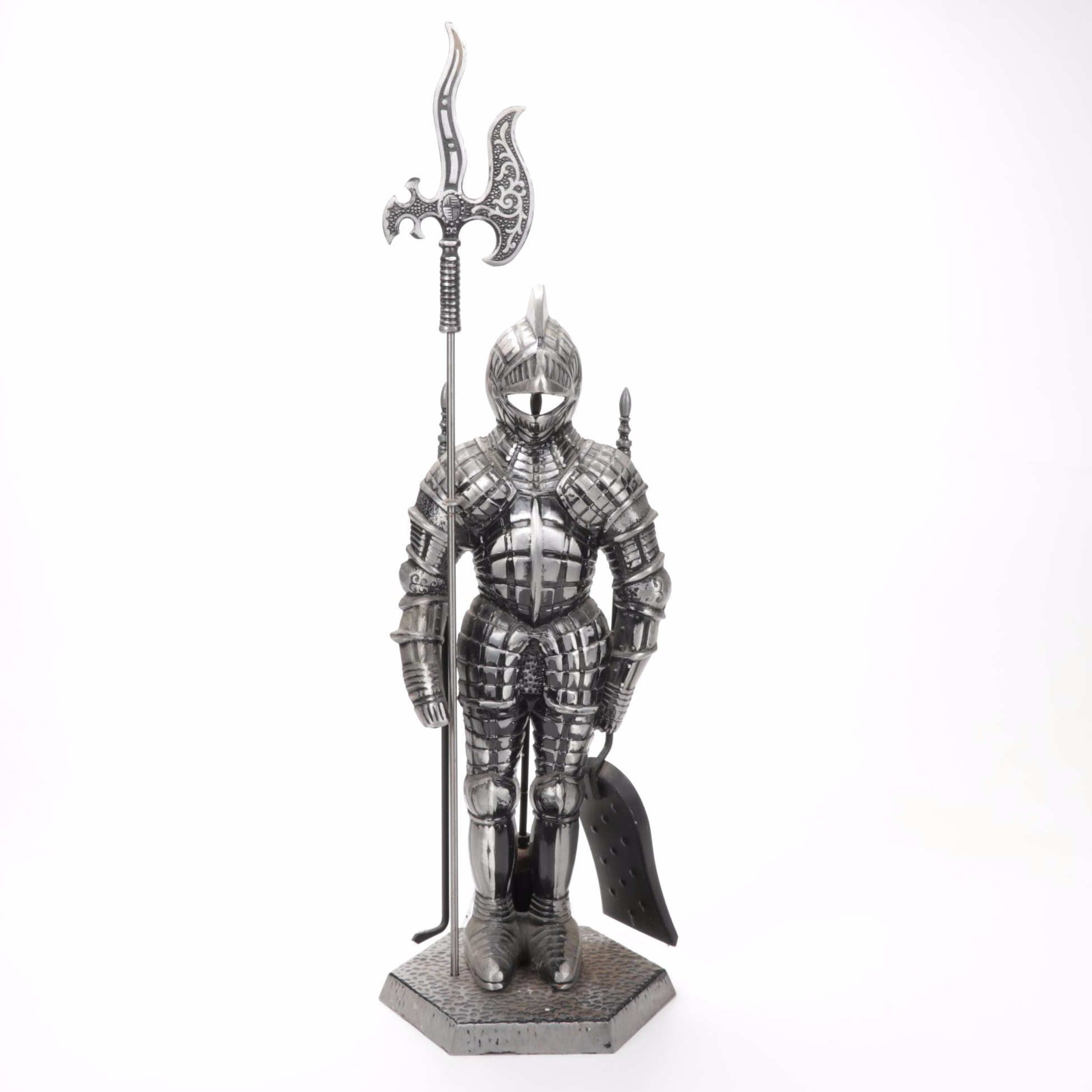 Medieval Knight Fireplace Tool Set EBTH
