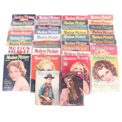 "Motion Picture" Film and Movie Magazines, Early to Mid-20th Century