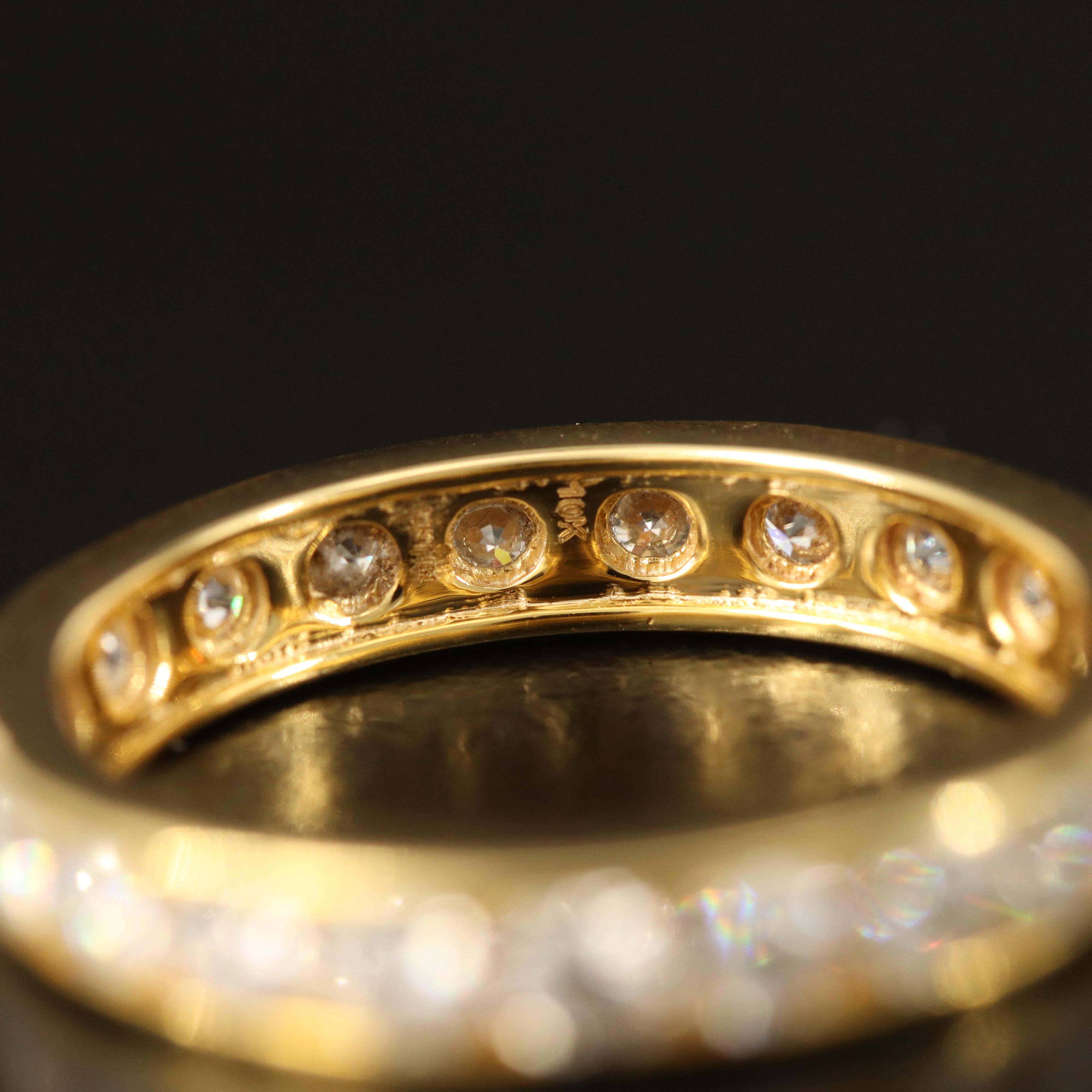 3mm Moissanite Eternity Band