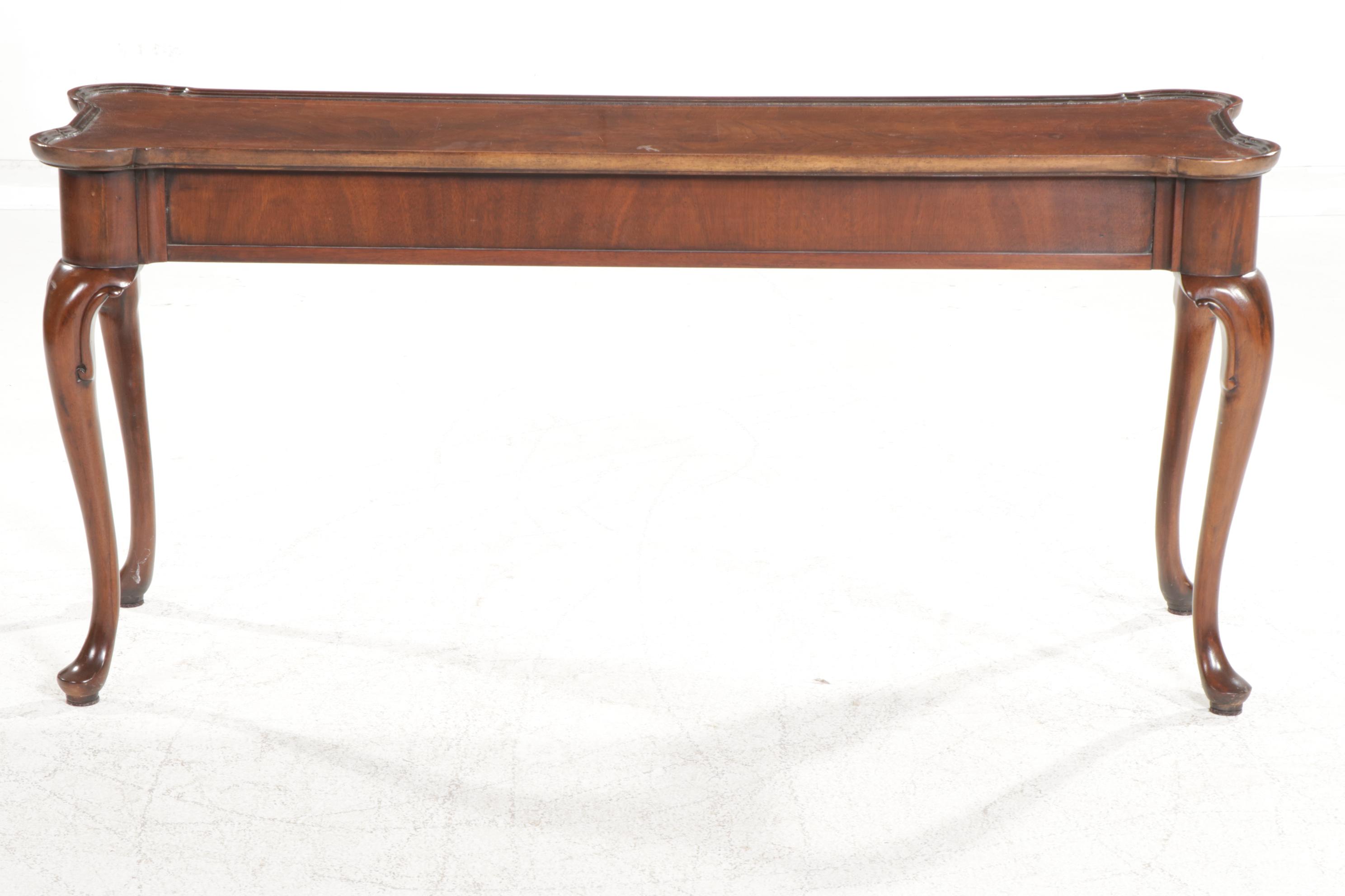 Queen Anne Style Console Table EBTH