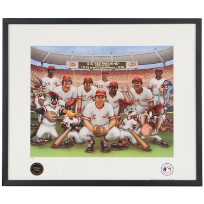 Warner Brothers Offset Lithographs "The Big Red Machine," 1998