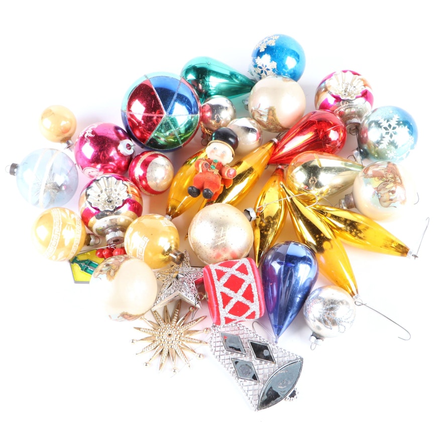 Shiny Brite and Other Glass and Plastic Christmas Ornaments, 20th Century