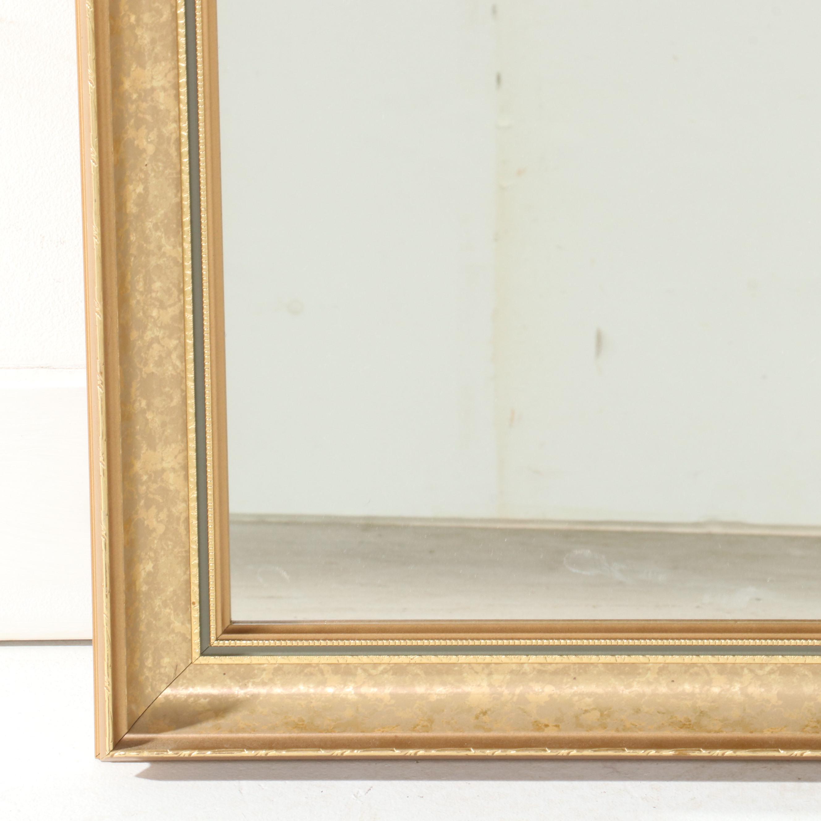 Meijer Gilt Finished Cove Framed Mirror EBTH