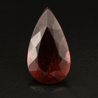 Loose Pear Faceted 5.68 CT Tourmaline