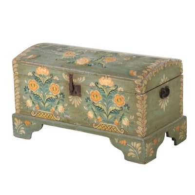 Northern European Paint-Decorated Chest, Early 19th Century