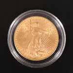 1922 Saint Gaudens $20 Gold Coin