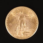 1925 Saint Gaudens $20 Gold Coin