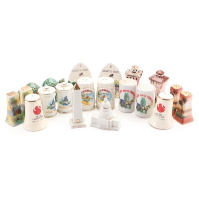 Walt Disney World Porcelain Salt and Pepper Shakers and More Souvenir Shakers