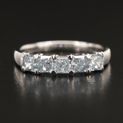14K 0.75 CTW Lab Grown Diamond Five Stone Ring