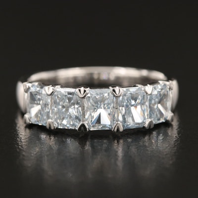 14K 2.00 CTW Lab Grown Diamond Five Stone Ring