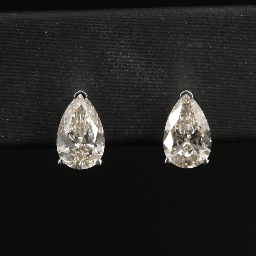 14K 2.01 CTW Lab Grown Diamond Stud Earrings