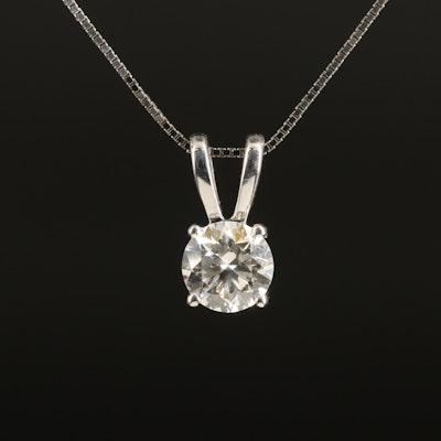 14K 0.48 CTW Lab Grown Diamond Pendant Necklace