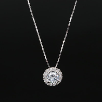 14K 0.71 CTW Lab Grown Diamond Pendant Necklace
