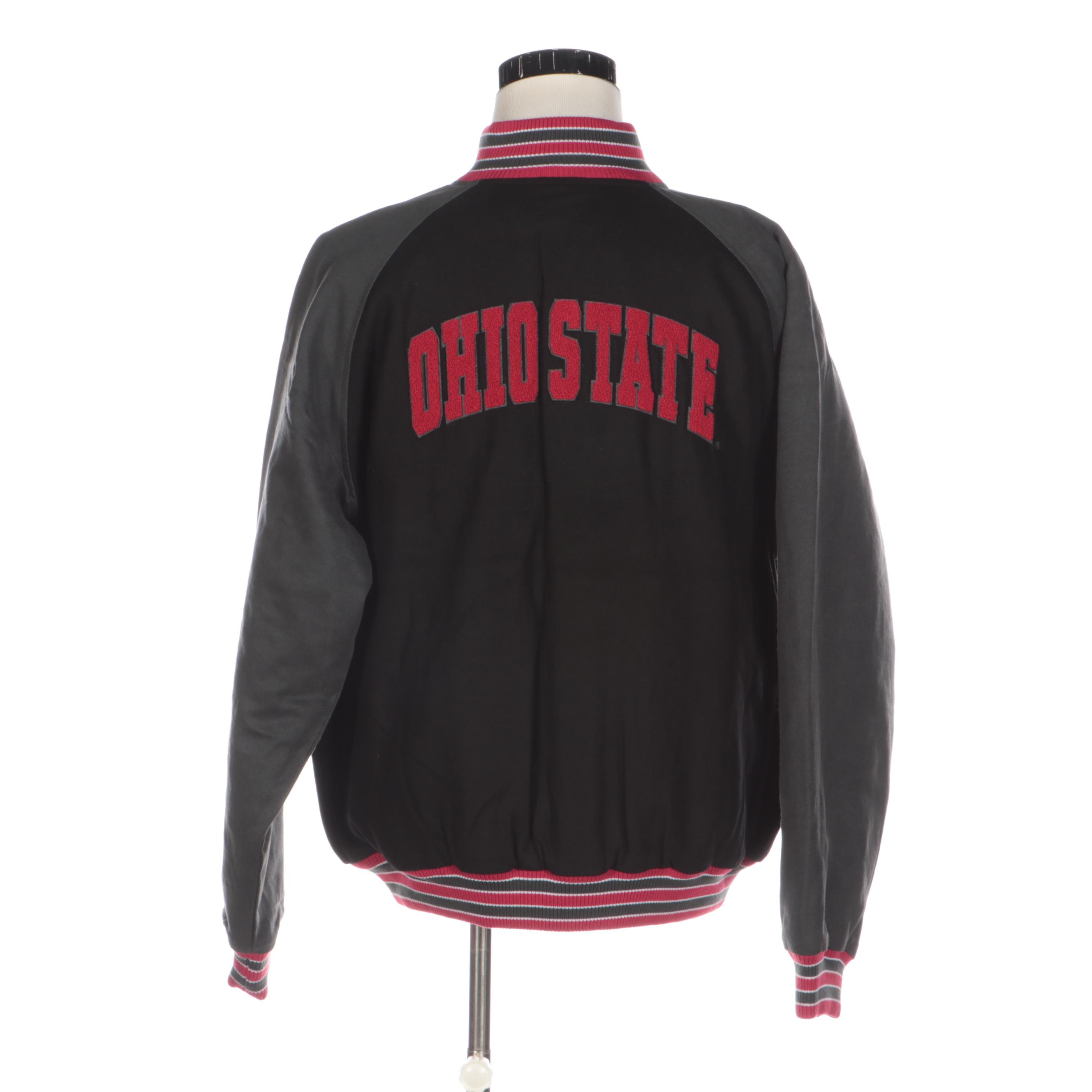Men's Ohio State University Varsity Jacket EBTH